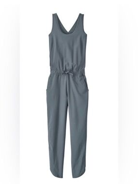 Patagonia cross back slate jumpsuit, size M